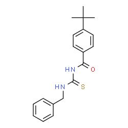 N-[(benzylamino)carbonothioyl]-4-tert-butylbenzamide结构式