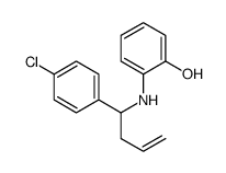 2-[1-(4-chlorophenyl)but-3-enylamino]phenol Structure