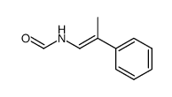 N-(2-phenyl-prop-1-enyl)-formamide结构式