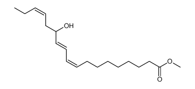 Methyl 13-Hydroxy-cis-9,trans-11,cis-15-octadecatrienoat Structure