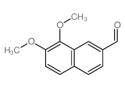 7,8-dimethoxynaphthalene-2-carbaldehyde结构式