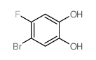 4-Bromo-5-fluorobenzene-1,2-diol structure