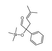 3,3-dimethyl-2-phenyl-2-(trimethylsiloxy)-4-pentenal Structure