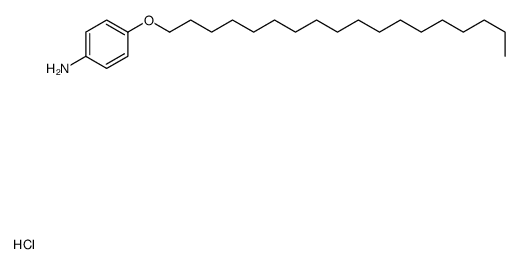 4-octadecoxyaniline,hydrochloride Structure