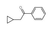 Cyclopropylmethyl phenyl ketone structure