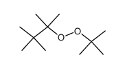 tert-butyl 1,1,2,2-tetramethyl-propyl peroxide Structure
