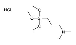 N,N-dimethyl-3-trimethoxysilylpropan-1-amine,hydrochloride Structure