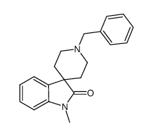 1'-benzyl-1-methylspiro[indoline-3,4'-piperidin]-2-one结构式