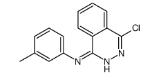 4-CHLORO-N-(3-METHYLPHENYL)-1-PHTHALAZINAMINE Structure