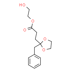 2-hydroxyethyl 2-benzyl-1,3-dioxolane-2-propionate picture