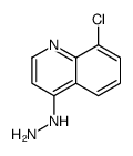 (8-chloroquinolin-4-yl)hydrazine Structure