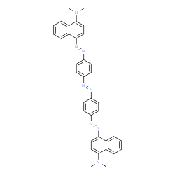4,4'-[Azobis(p-phenyleneazo)]bis(N,N-dimethyl-1-naphthalenamine) Structure
