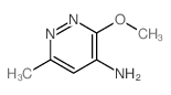 3-methoxy-6-methyl-pyridazin-4-amine structure