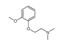 2-(2-methoxyphenoxy)-N,N-dimethylethanamine Structure