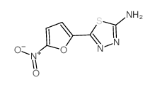 1,3,4-Thiadiazol-2-amine,5-(5-nitro-2-furanyl)-结构式