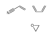 buta-1,3-diene,oxirane,prop-2-enenitrile Structure