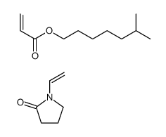 1-ethenylpyrrolidin-2-one,6-methylheptyl prop-2-enoate Structure