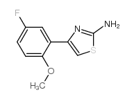 4-(5-fluoro-2-methoxyphenyl)-1,3-thiazol-2-amine Structure