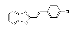 (E)-2-(4-chlorostyryl)benzo[d]oxazole Structure