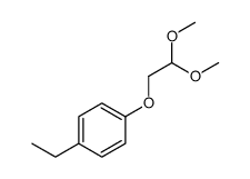 1-(2,2-dimethoxyethoxy)-4-ethylbenzene结构式