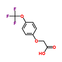 2-(4-三氟甲基苯氧基)乙酸结构式