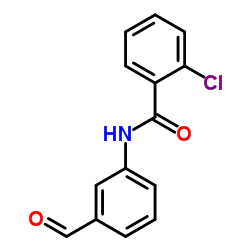 2-CHLORO-N-(3-FORMYL-PHENYL)-BENZAMIDE picture