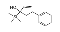 5-phenyl-3-(trimethylsilyl)-1-penten-3-ol Structure