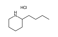 2-BUTYLPIPERIDINE HYDROCHLORIDE结构式