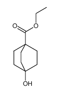 Bicyclo[2.2.2]octane-1-carboxylic acid, 4-hydroxy-, ethyl ester Structure