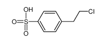 4-(2-chloroethyl)benzenesulfonic acid Structure