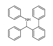 N-(2-phenyl-benzhydryl)-aniline结构式