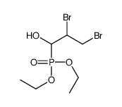 2,3-dibromo-1-diethoxyphosphorylpropan-1-ol Structure