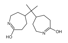 5-[2-(7-oxoazepan-4-yl)propan-2-yl]azepan-2-one结构式
