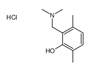 (2-hydroxy-3,6-dimethylphenyl)methyl-dimethylazanium,chloride Structure
