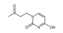 1-(3-oxobutyl)pyrimidine-2,4-dione Structure