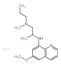 N-(6-methoxyquinolin-8-yl)-N-methyl-N-propyl-propane-1,2-diamine结构式