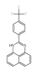 2-[4-(trifluoromethyl)phenyl]-1H-perimidine结构式