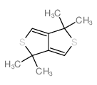 1,1,4,4-Tetramethyl-1H,4H-thieno[3,4-c]thiophene结构式