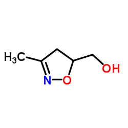 (3-Methyl-4,5-dihydro-1,2-oxazol-5-yl)methanol Structure