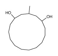 3-methylcyclopentadecane-1,5-diol结构式