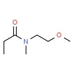 Propanamide, N-(2-methoxyethyl)-N-methyl- (9CI) structure