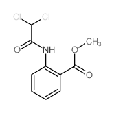 methyl 2-[(2,2-dichloroacetyl)amino]benzoate结构式
