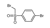 1-bromo-4-(bromomethylsulfonyl)benzene结构式
