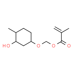 2-Propenoicacid,2-methyl-,[(3-hydroxy-4-methylcyclohexyl)oxy]methylester(9CI) Structure