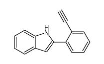 2-(2-ethynylphenyl)-1H-indole Structure