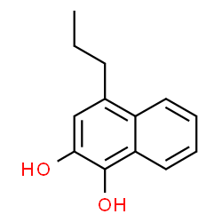 1,2-Naphthalenediol, 4-propyl- (9CI)结构式