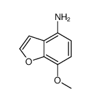 4-Benzofuranamine,7-methoxy- Structure