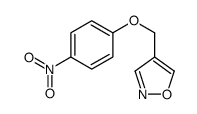 4-[(4-nitrophenoxy)methyl]-1,2-oxazole结构式