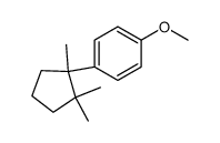 4-(1,2,2-trimethylcyclopentyl)anisole结构式