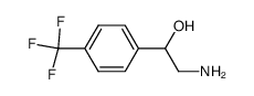 2-hydroxy-2-(4-trifluoromethylphenyl)ethanamine结构式
